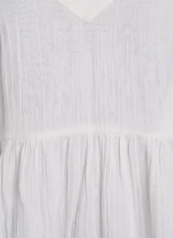 Strandkleid aus Baumwolle mit schmalen Trägern