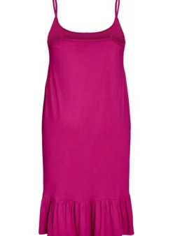 Strandkleid aus Viskose mit geflochtenen Trägern