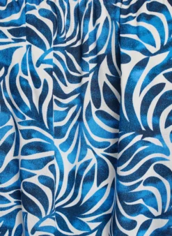 Strandkleid aus Viskose mit Print