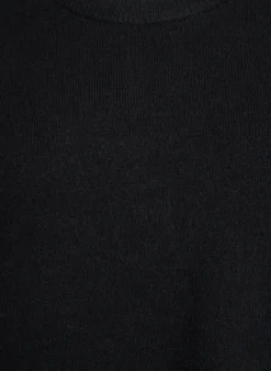 Strickbluse mit kurzen Ärmeln