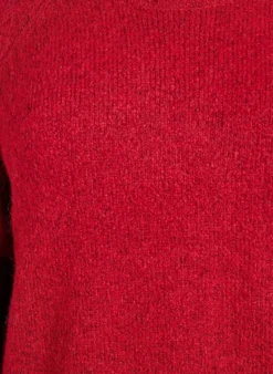 Strickbluse mit Raglanärmeln