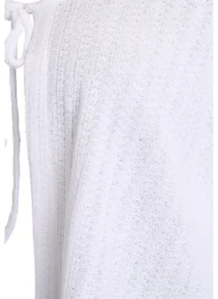 Strickjacke aus Jersey mit Struktur und Bindedetail vorne