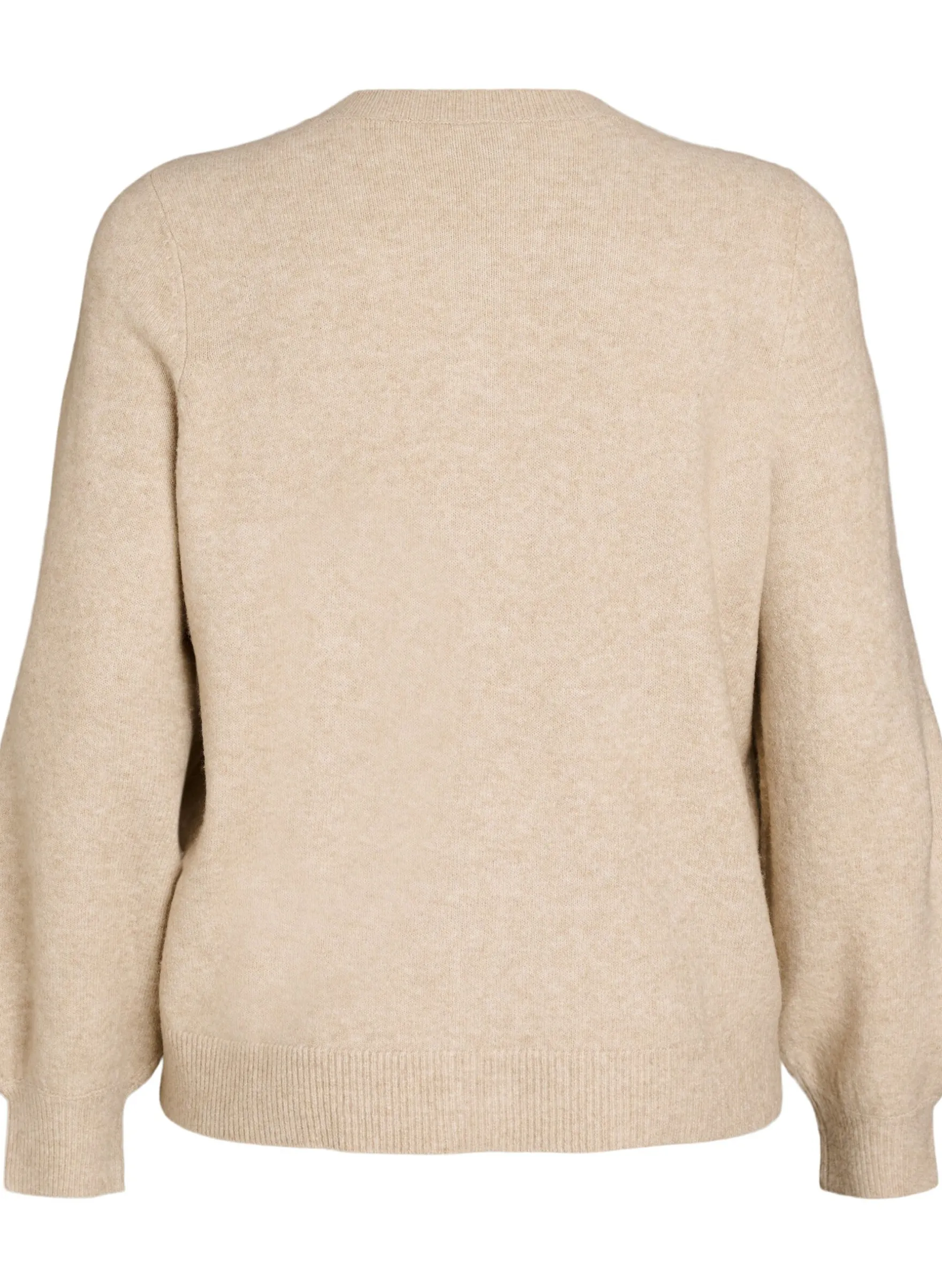Strickjacke aus weichem Strick mit goldfarbenen Knöpfen