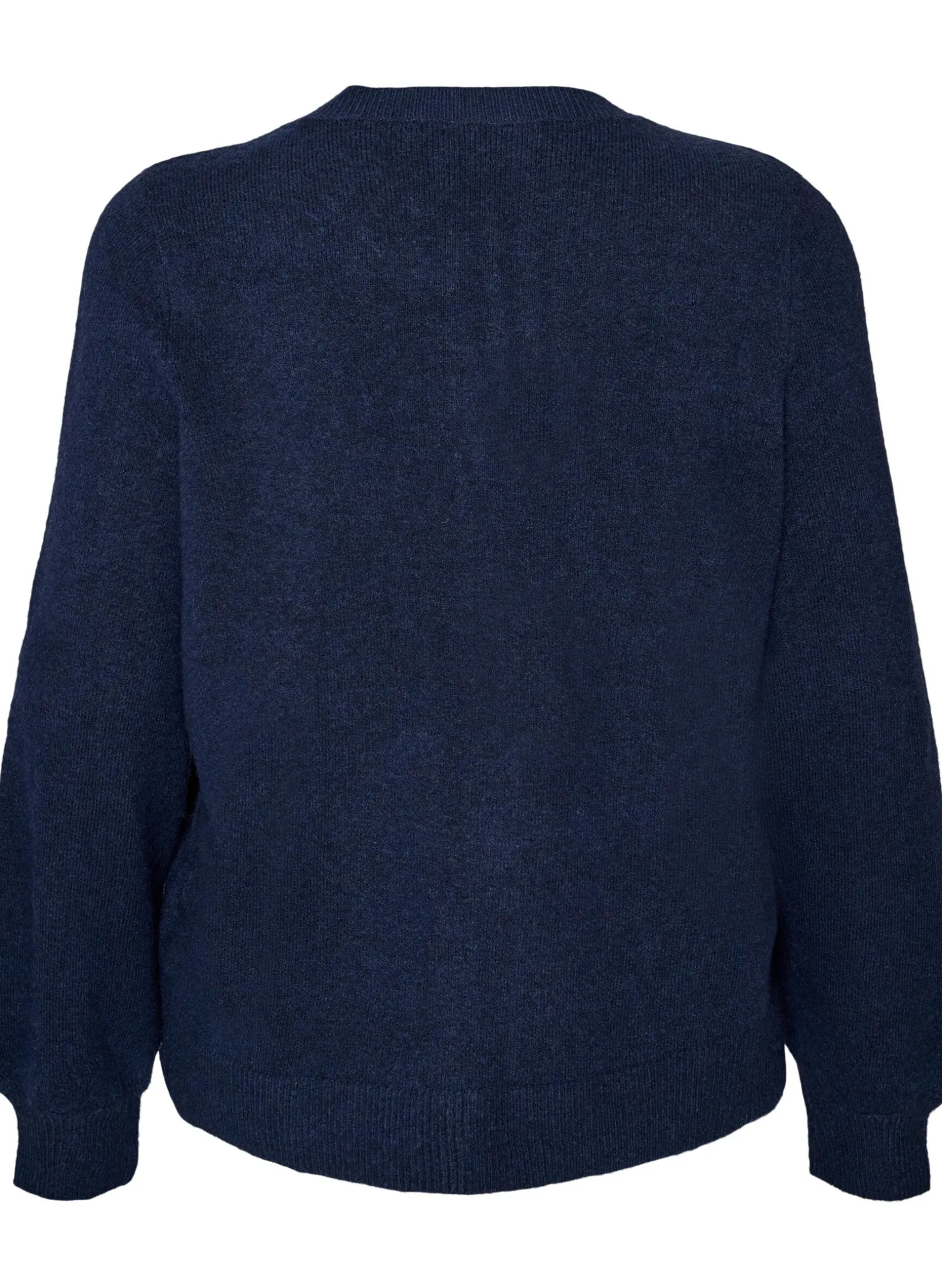 Strickjacke aus weichem Strick mit goldfarbenen Knöpfen