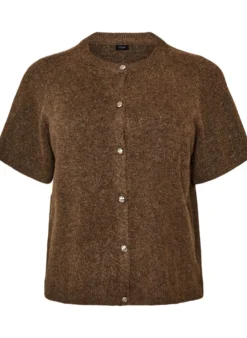 Strickjacke mit kurzen Ärmeln