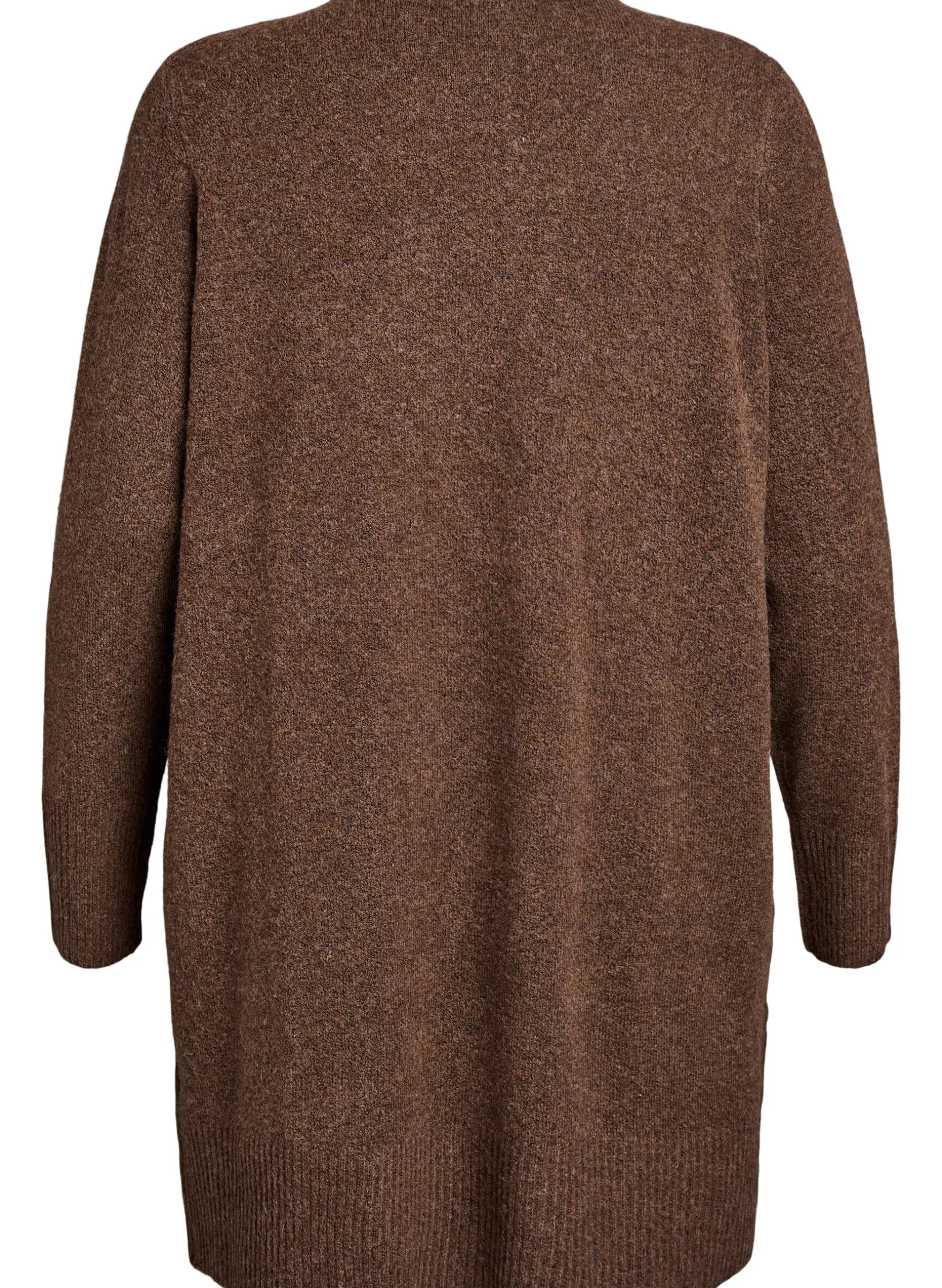 Strickjacke mit Rippenstrick und Taschen