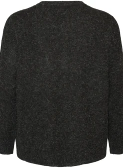 Strickjacke mit Rundhalsausschnitt und Knopfverschluss