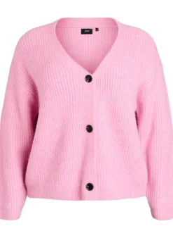 Strickjacke mit V-Ausschnitt