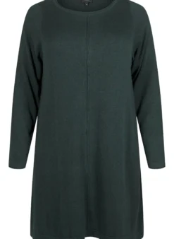 Strickkleid aus Baumwoll-Viskose-Mischung