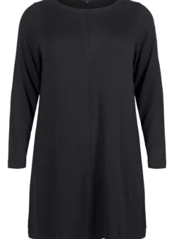 Strickkleid aus Baumwoll-Viskose-Mischung