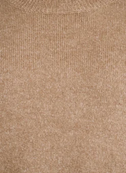Strickkleid mit Kontrastnähten