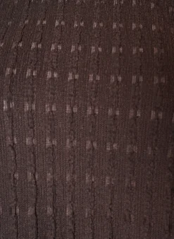 Strukturierte Bluse mit Rüschensaum