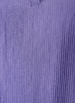 Strukturiertes A-Linien-Kleid