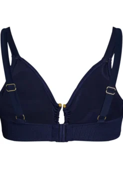 Strukturiertes Bikini Top mit Golddetail