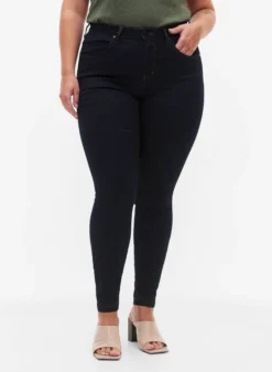 Super Slim Amy Jeans mit hoher Taille