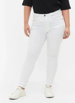 Super Slim Amy Jeans mit hoher Taille