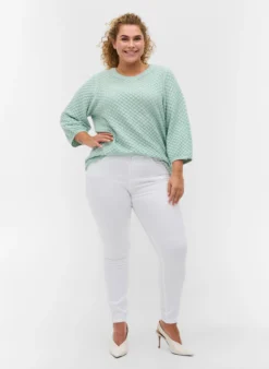 Super Slim Amy Jeans mit hoher Taille