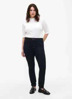 Super Slim Amy Jeans mit hoher Taille