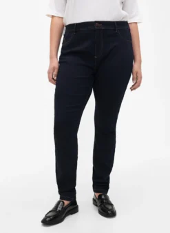 Super Slim Amy Jeans mit hoher Taille