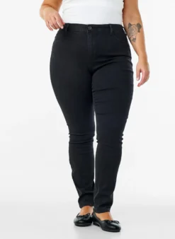 Super Slim Amy Jeans mit hoher Taille