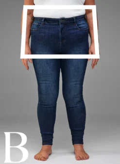 Super Slim-Fit-Jeans mit hoher Taille
