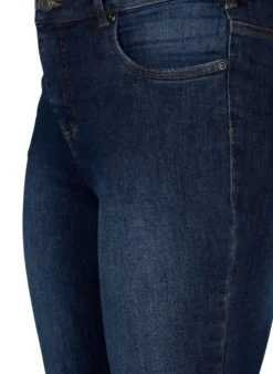 Super Slim-Fit-Jeans mit hoher Taille