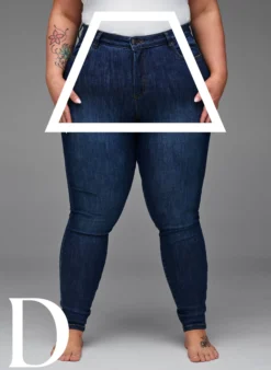 Super Slim-Fit-Jeans mit hoher Taille