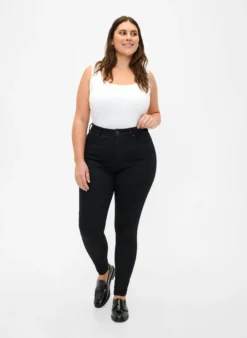 Super Slim-Fit-Jeans mit hoher Taille