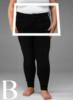 Super Slim-Fit-Jeans mit hoher Taille