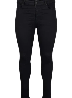 Super Slim-Fit-Jeans mit hoher Taille