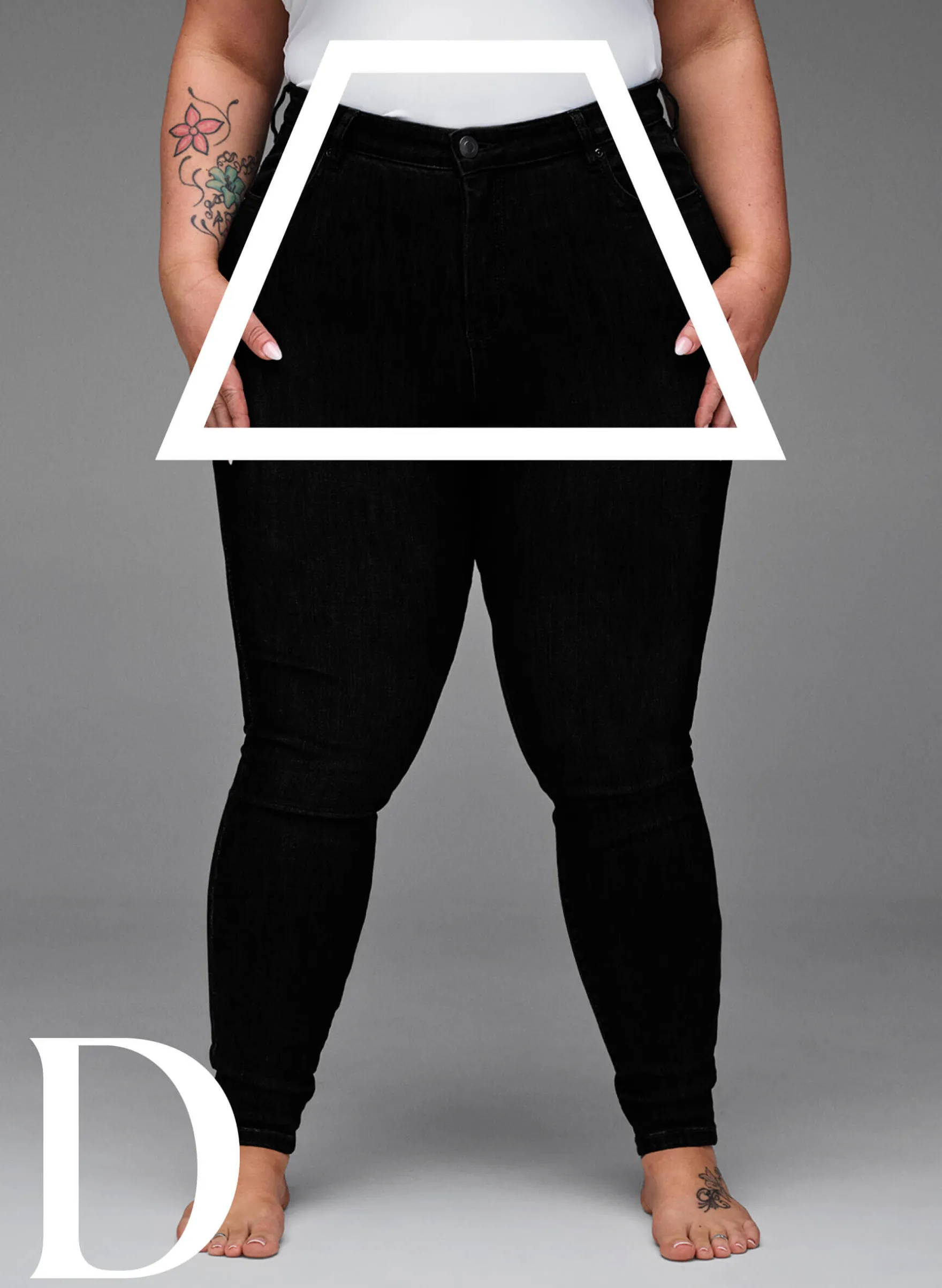 Super Slim-Fit-Jeans mit hoher Taille