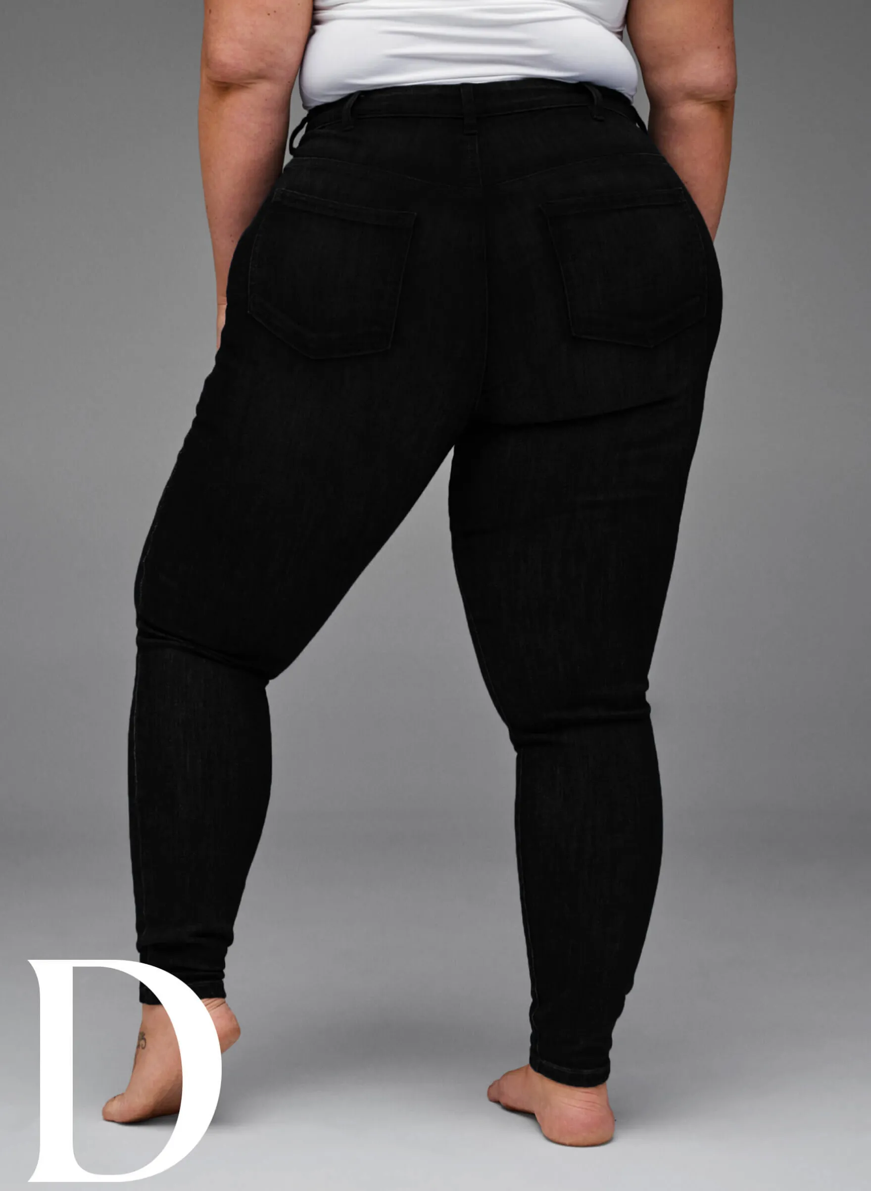 Super Slim-Fit-Jeans mit hoher Taille