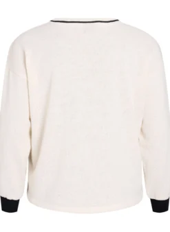 Sweatshirt aus strukturiertem Jersey mit Frontprint