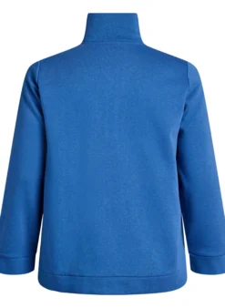 Sweatshirt mit hohem Kragen und Reißverschluss