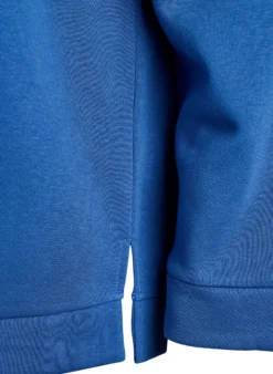 Sweatshirt mit hohem Kragen und Reißverschluss