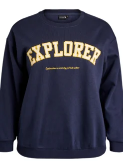 Sweatshirt mit Statement-Detail