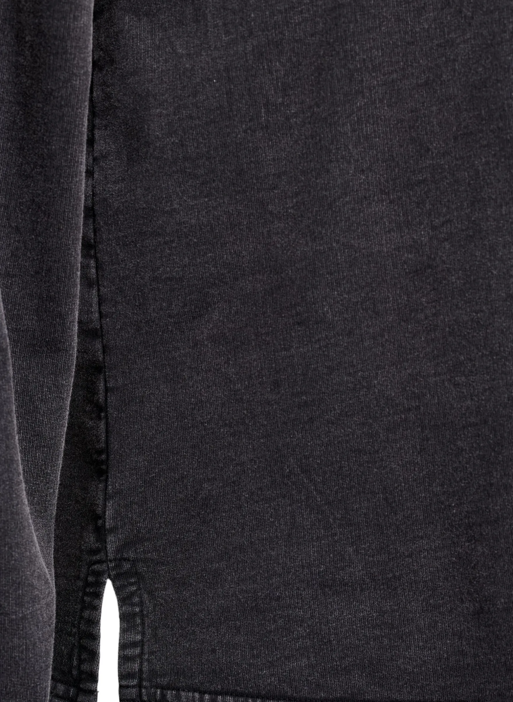 Sweatshirt mit Strasssteinen und Washed-Optik