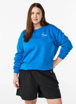 Sweatshirt mit Textprint