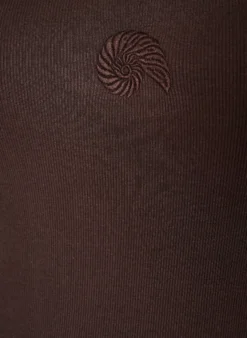 Tailleiertes Top mit Motiv