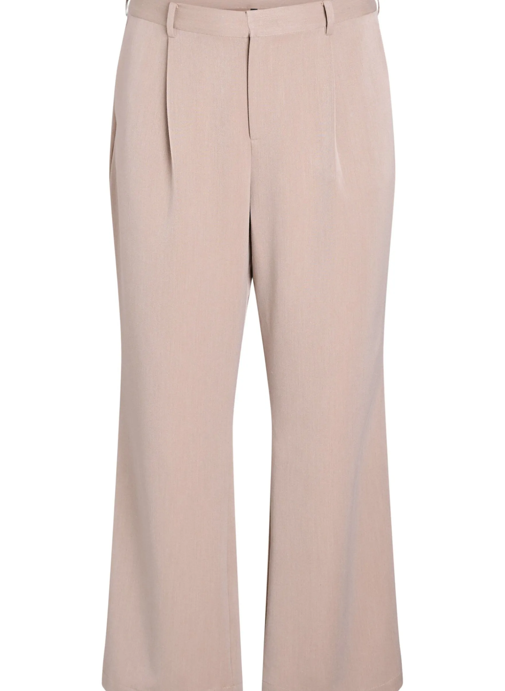 Taillierte Hose mit hoher Taille und geraden Beinen