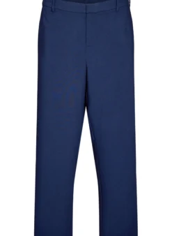 Taillierte Hose mit hoher Taille und gerader Passform