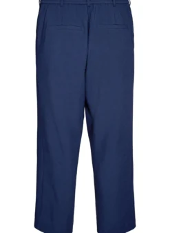 Taillierte Hose mit hoher Taille und gerader Passform