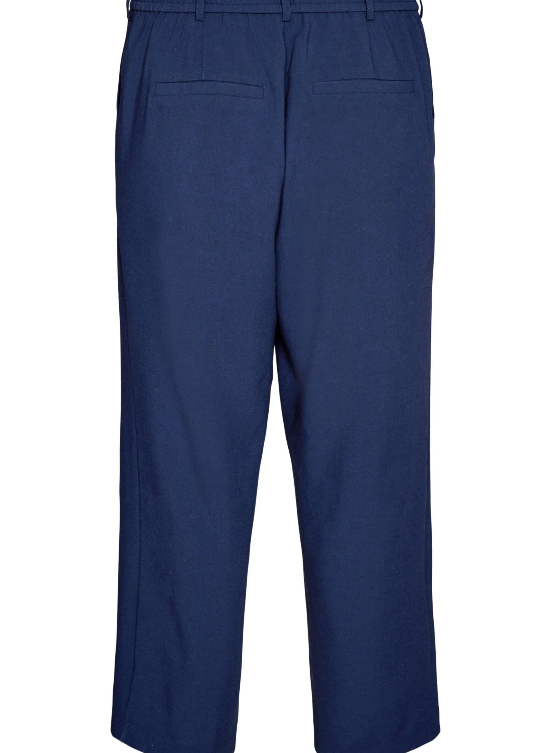Taillierte Hose mit hoher Taille und gerader Passform