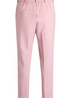 Taillierte Hose mit hoher Taille und gerader Passform