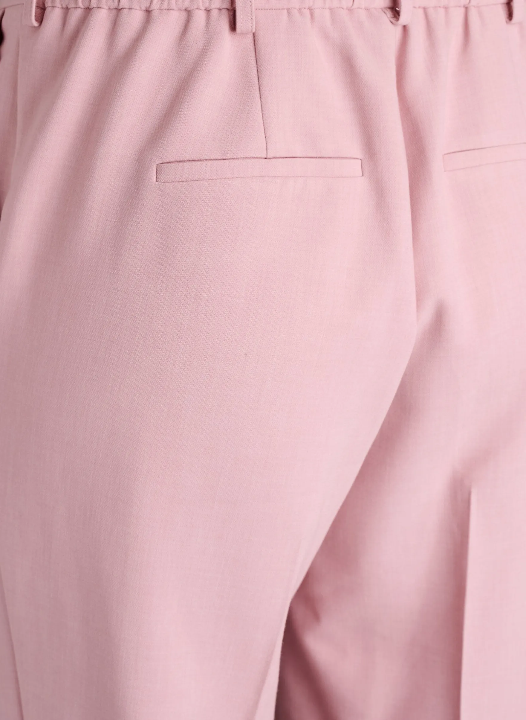 Taillierte Hose mit hoher Taille und gerader Passform