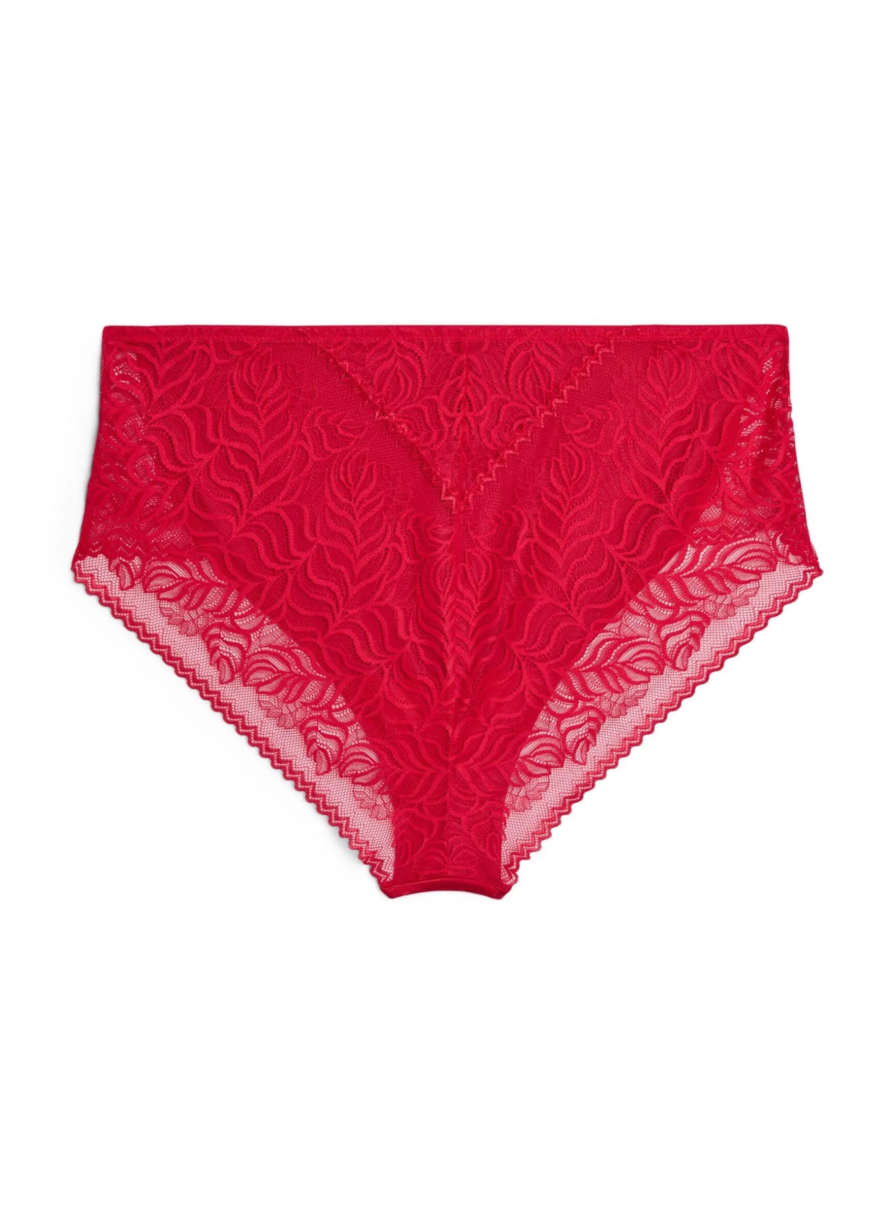 Tai-Slip aus Spitze und glänzender Mikrofaser