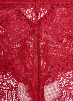 Tanga aus Spitze mit Schlüsselloch-Detail hinten