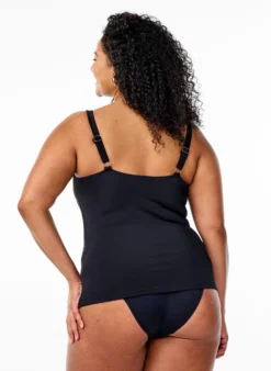 Tankini mit Drapierung
