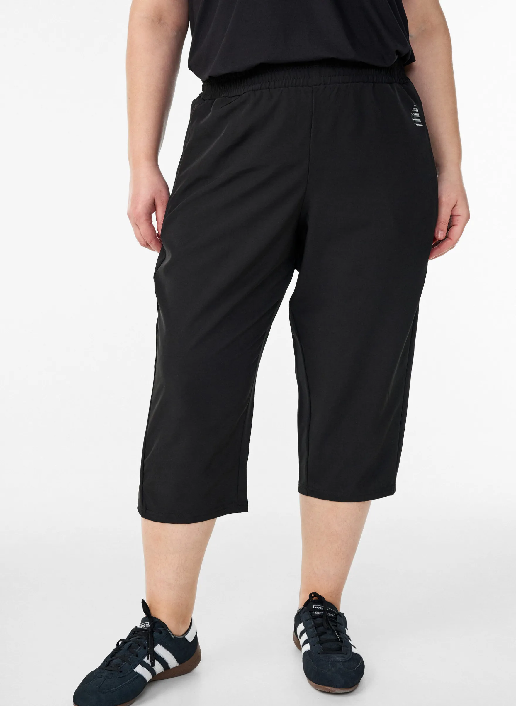 Trainings-Caprihose mit hoher Taille