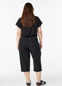 Trainings-Caprihose mit hoher Taille